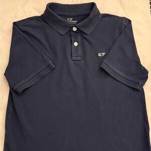 Boys medium 12-14 Vineyard Vines Navy Polo Shirt